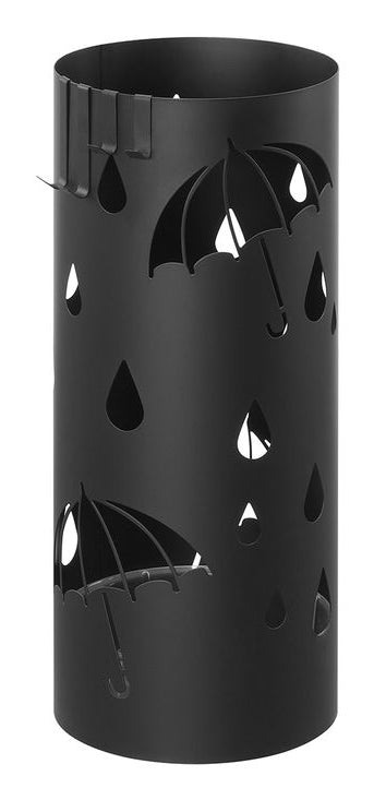 Songmics Schirmständer – Stahl/Kunststoff – Schwarz – Ø 170 × H 410 mm