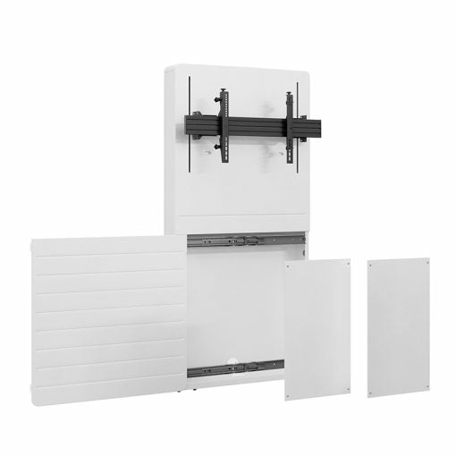 Hagor Wandlift (bodenstehend) – 75–98" – VESA 200×200–800×600 – bis 100 kg – CON-Line Big W Lift