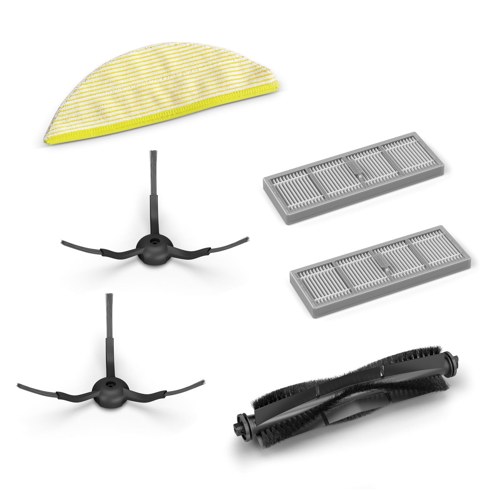 Kärcher Zubehörset – 3 Bürsten, 2 Filter, 1 Polster – für RCV 5