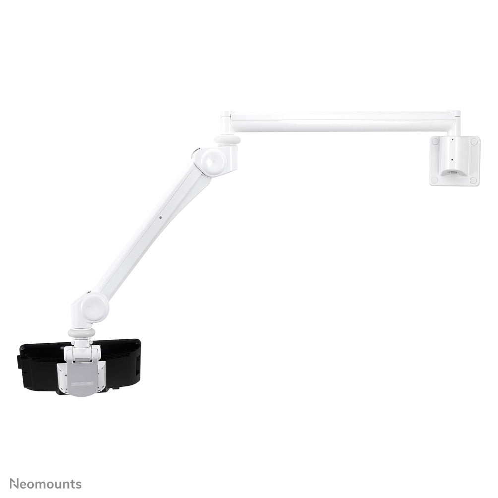 Neomounts Wandhalterung, Wand, bis 24", 3 kg, höhenverstellbar, Neigen/Schwenken, weiss