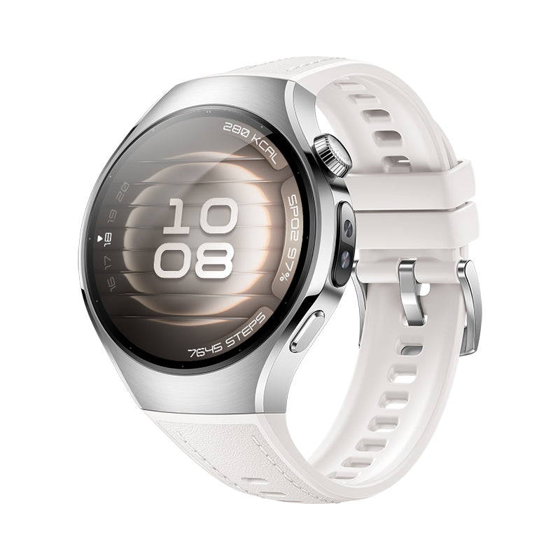 Huawei Watch 5 LTE – 42 mm, AMOLED, Edelstahl, Beige, 5 ATM