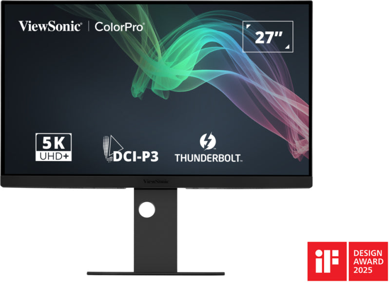 ViewSonic VP2788-5K – Monitor, 27" 5120 × 2880 (5K), Thunderbolt 4, 100 W USB-C
