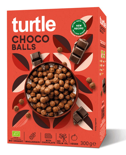 Turtle Choco Balls Cerealien – Schokolade, bio, vegan – 300 g