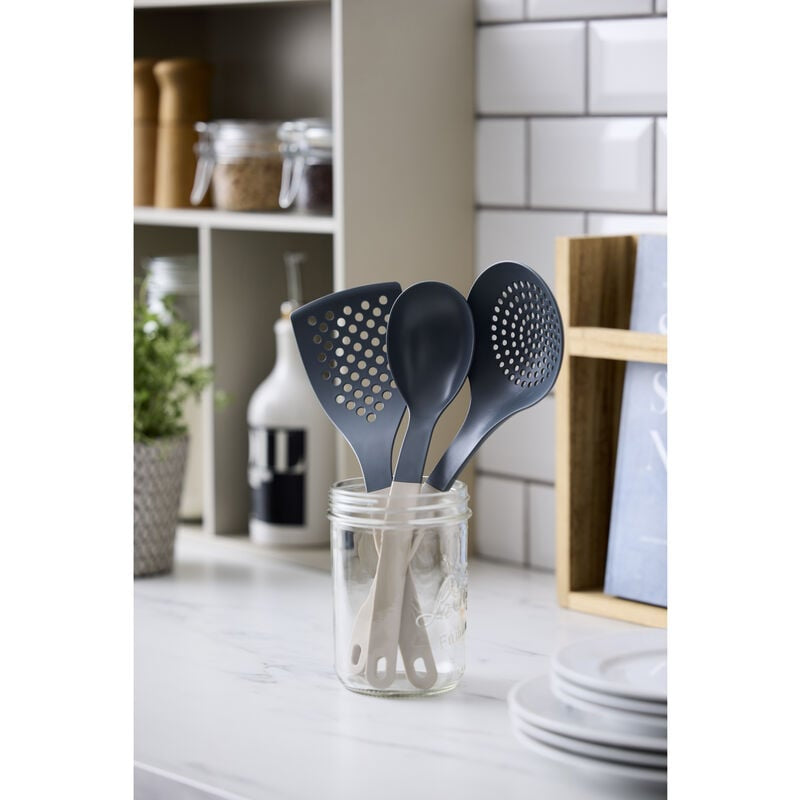 Rosti Optima – Küchenhelfer-Set, 3-teilig, 24,5 × 34,7 × 6 cm, Nylon, braun