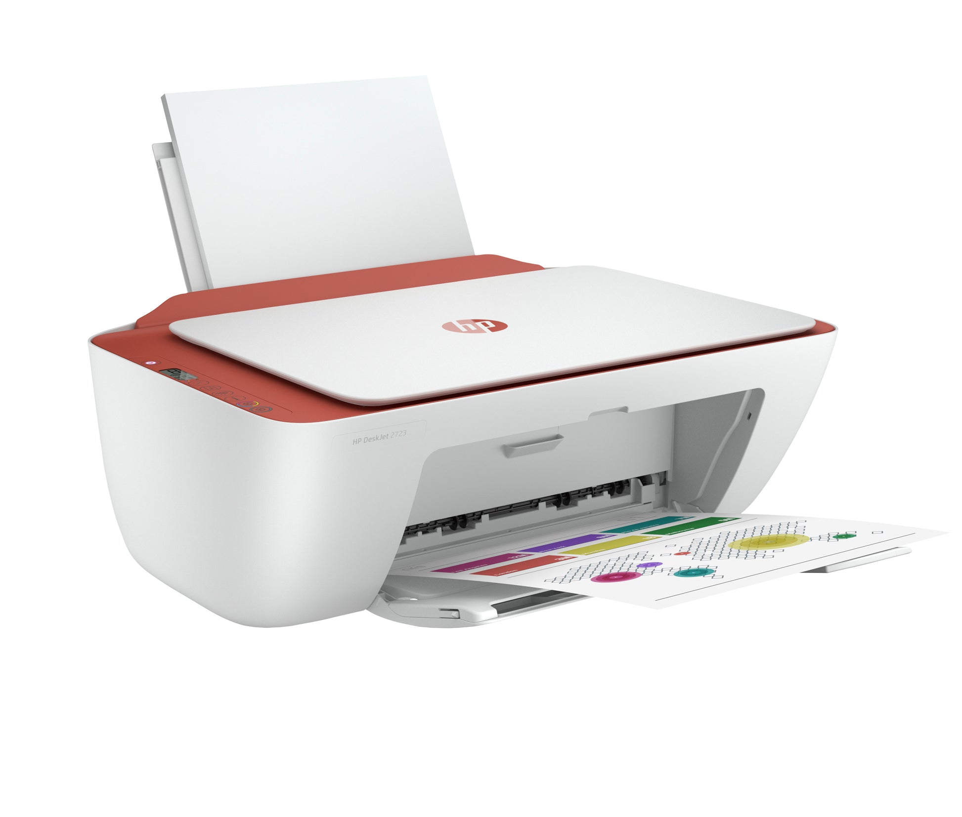 HP DESKJET 2723 ALL IN ONE – Farbtintenstrahl-Multifunktionsdrucker, A4, 3-in-1, Duplex, WLAN, AirPrint