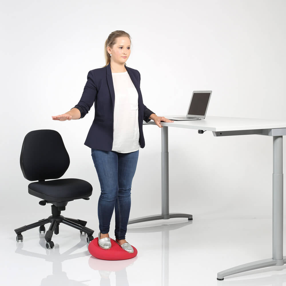 TOGU Dynair Senso XL Balancekissen – 36 cm Durchmesser, luftgefüllt, schwarz