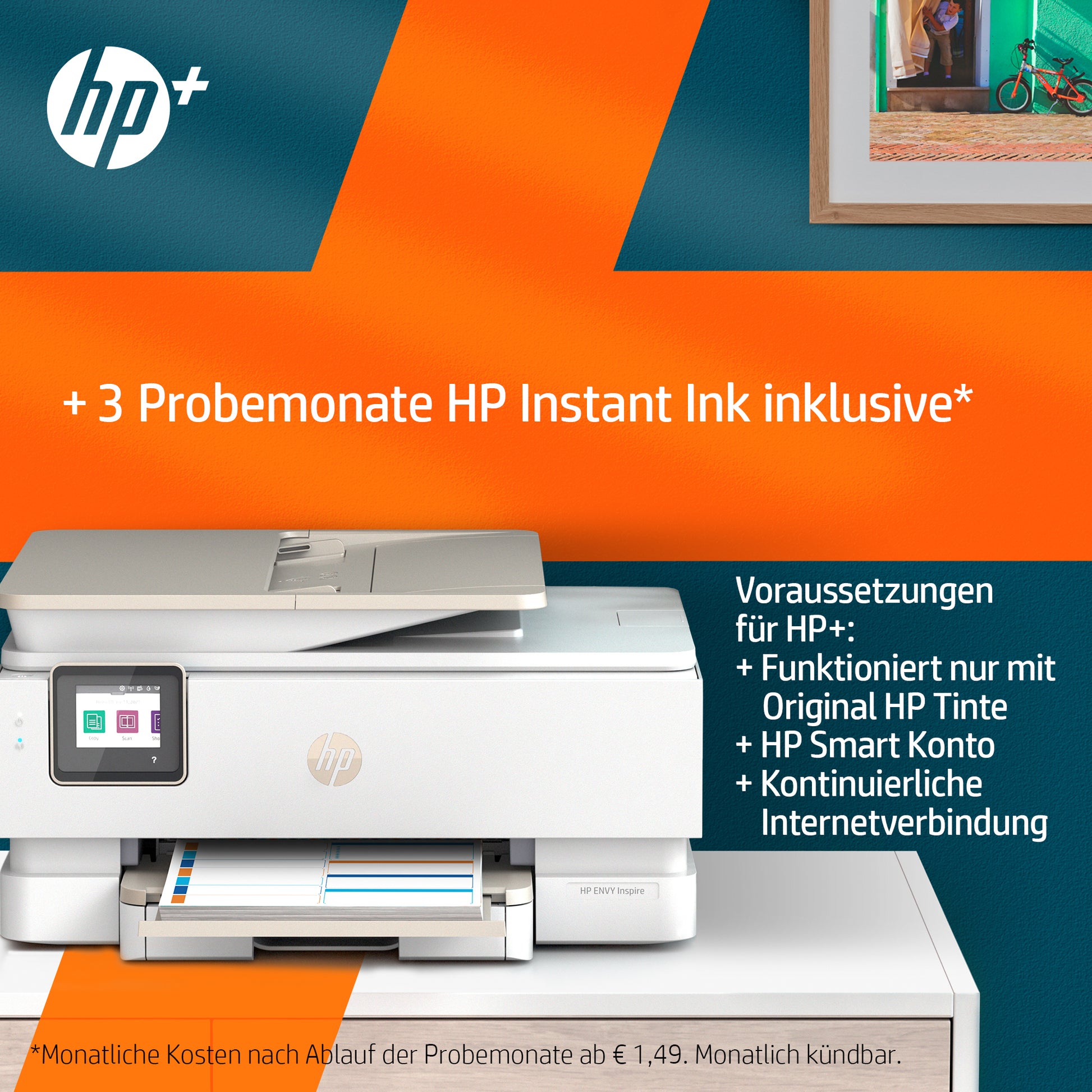 HP ENVY INSPIRE 7920E – Farbiges Tintenstrahl-MFP A4, 3-in-1