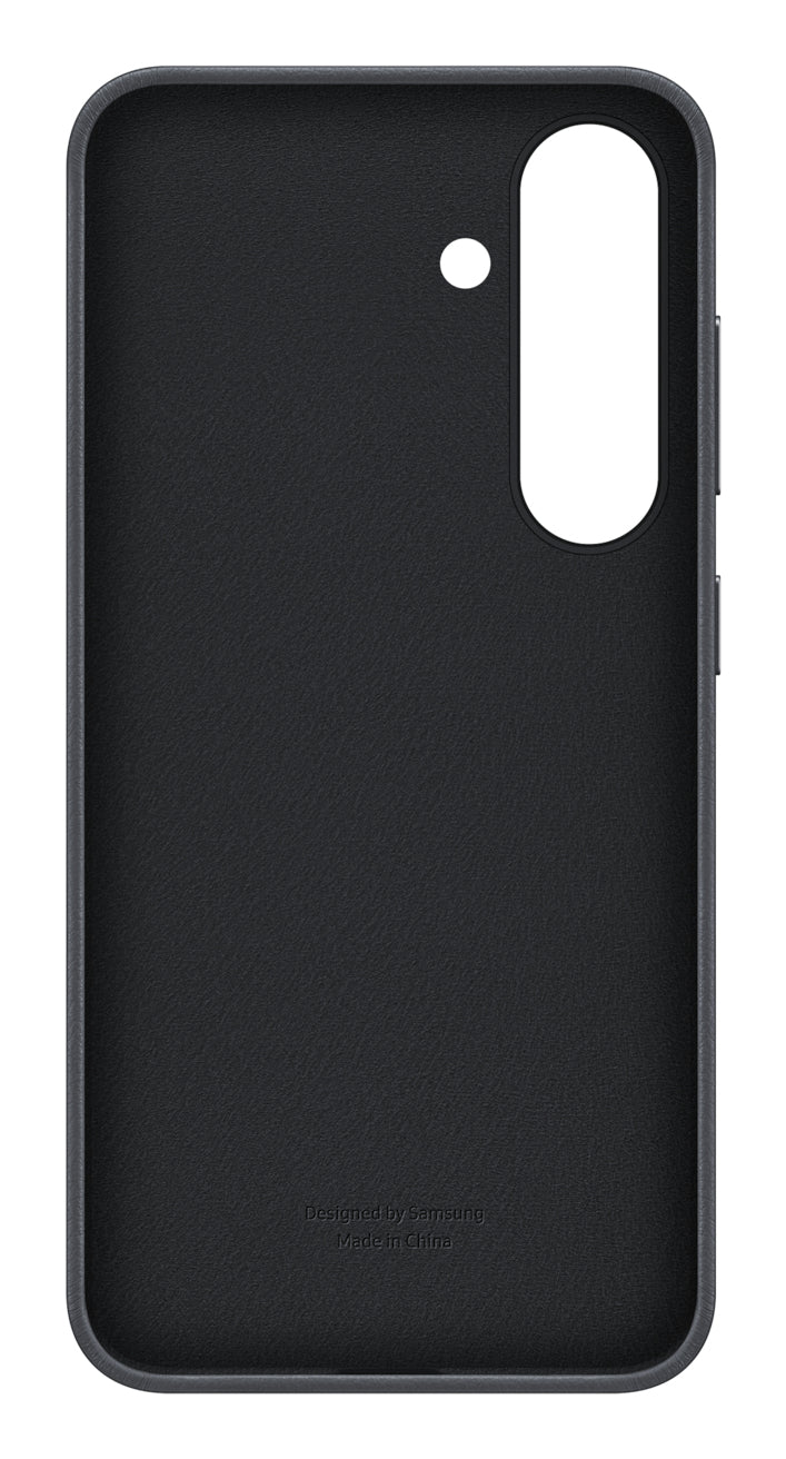 Samsung Kindsuit Backcover – für Samsung Galaxy S25, Leder, schwarz, tropfsicher, kratzresistent