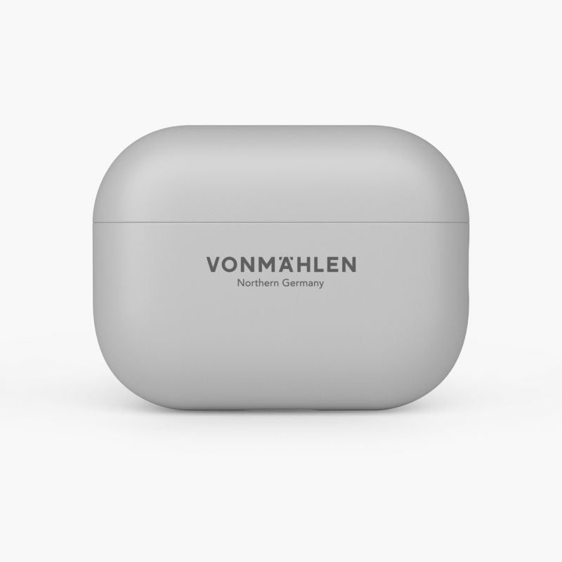 Vonmählen Thin Case – Schutzhülle – für Apple AirPods (2. Generation) – Hellgrau – Kabelloses Laden
