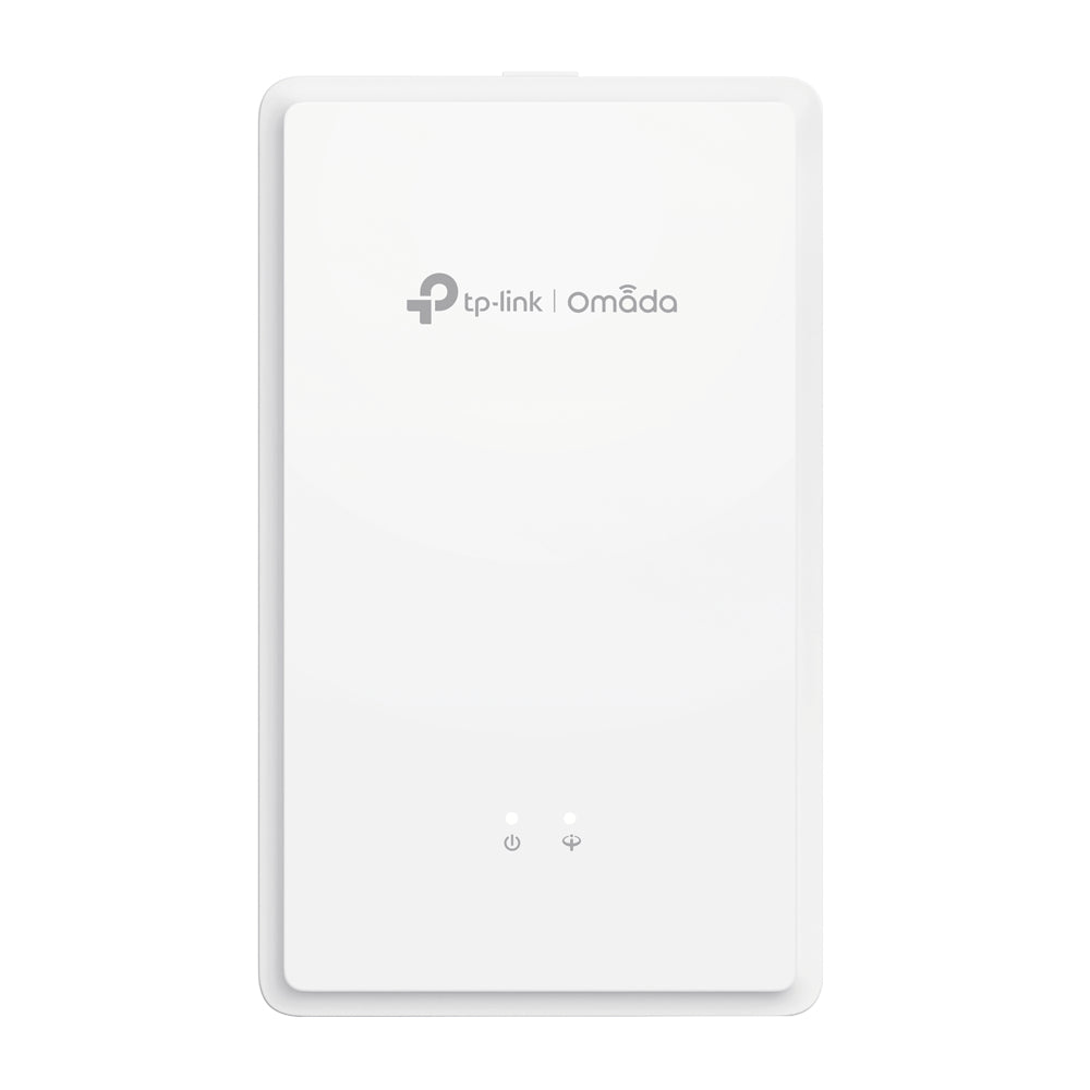 TP-Link EAP615GP-Wall Access Point – Wi-Fi 6 (AX1800), Dual-Band, GPON, 2× 1G RJ-45, RJ-11, PoE, Wand