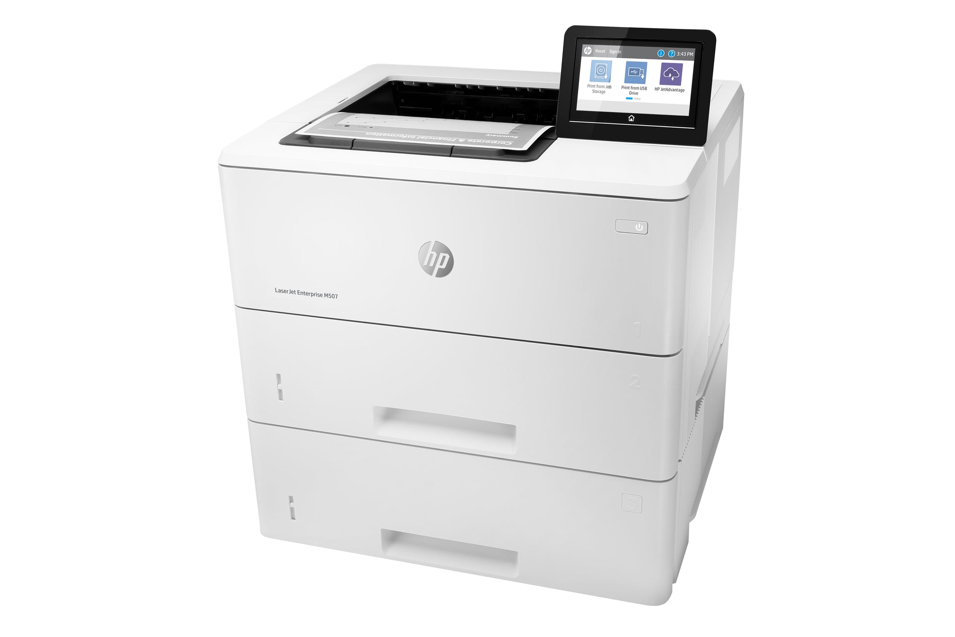HP LaserJet Enterprise M507X – A4, Duplex, 43 S./Min., LAN