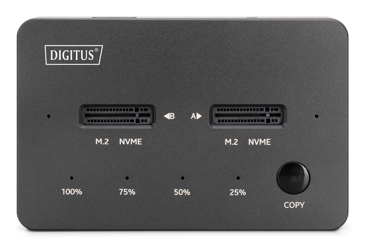 Digitus NVMe Klonstation – 2-Bay – USB 3.2 Gen2 (10 Gbit/s), für M.2 (NVMe)