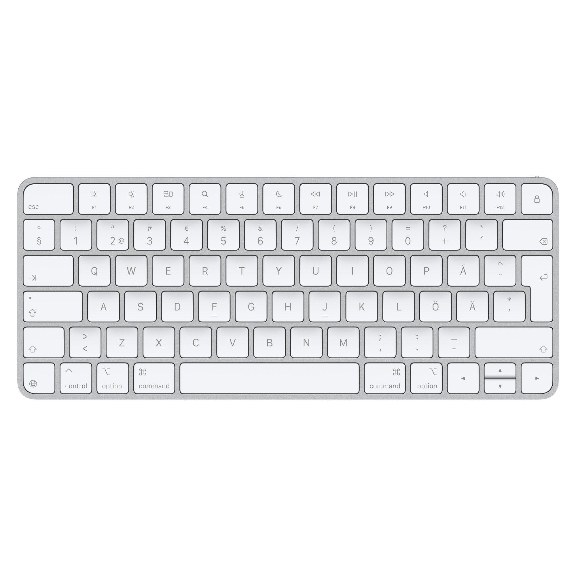 Apple Magic Keyboard – Tastatur – Bluetooth & kabelgebunden (USB‑C) – ohne Ziffernblock – Weiss – für iPhone