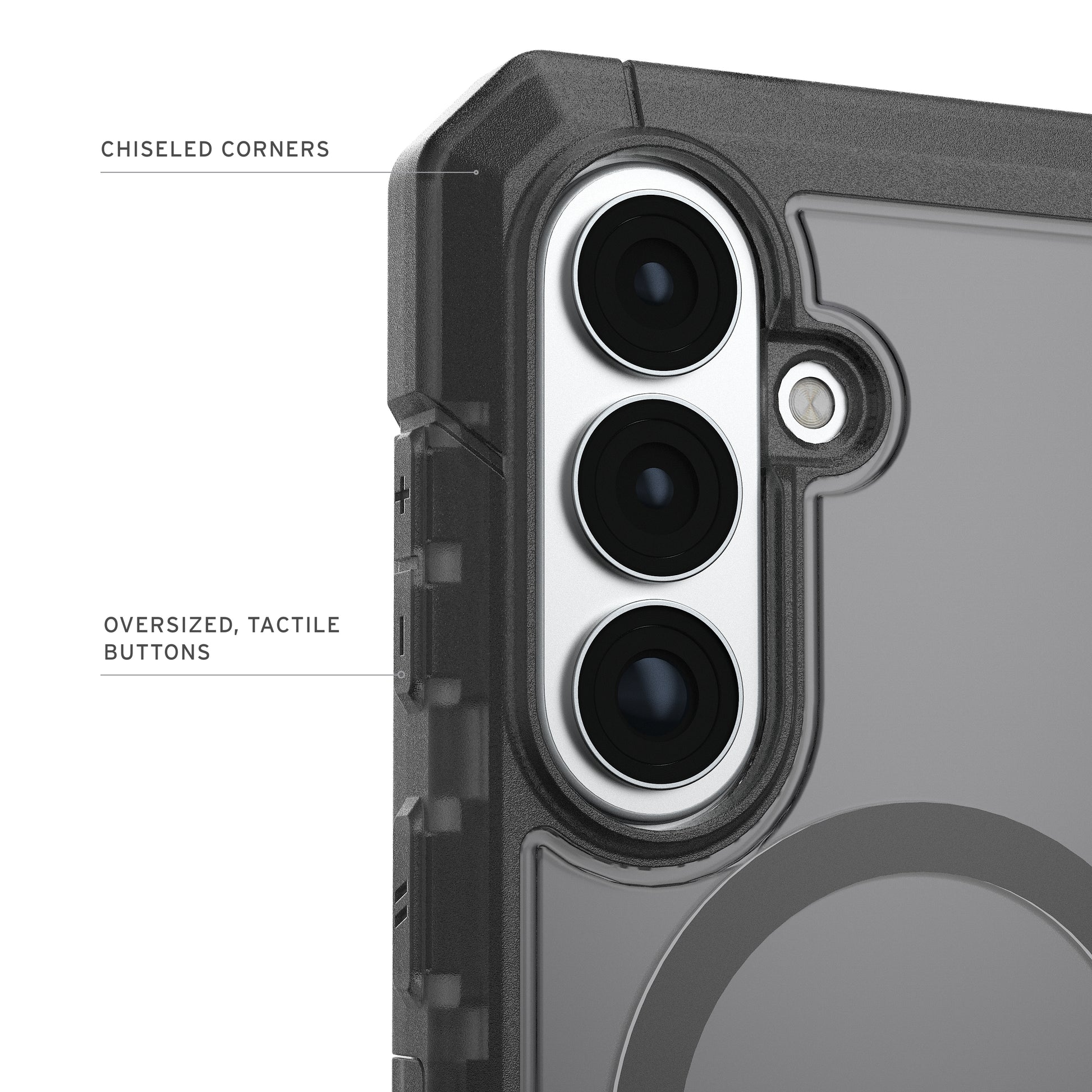 Urban Armor Gear UAG Trooper – Rückcover – für Samsung Galaxy S26+ – MagSafe, mit Ständer, PC, Asche