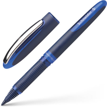 Schneider AG Schneider One Business – Tintenroller, dokumentenecht, mit Kappe, 0,6 mm, Blau