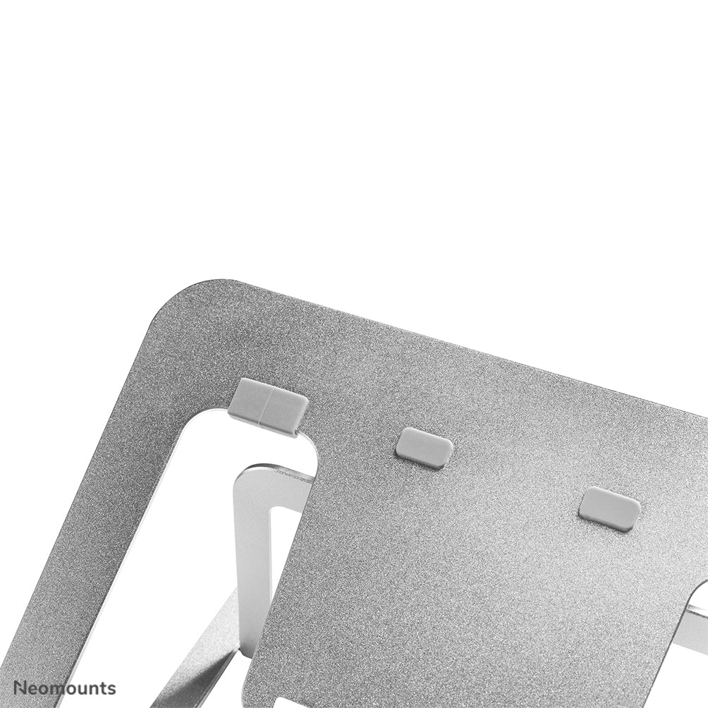 Neomounts Laptop-Ständer – für Geräte bis 17", bis 5 kg, faltbar – Silber