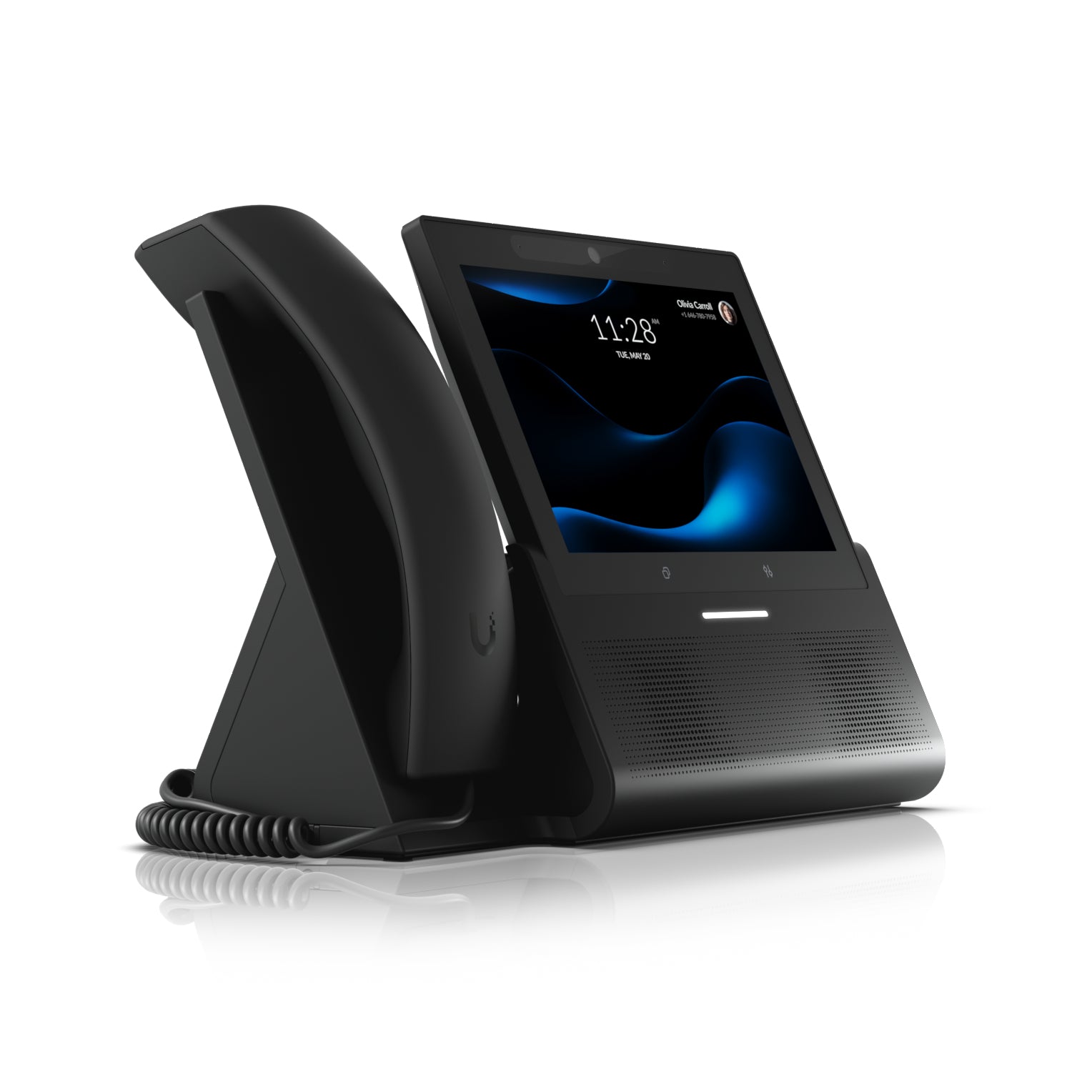 Ubiquiti Talk – IP-Videotelefon, 7" Touch, WLAN/BT, Gigabit, PoE, für G3 Wireless-Handset, Schwarz