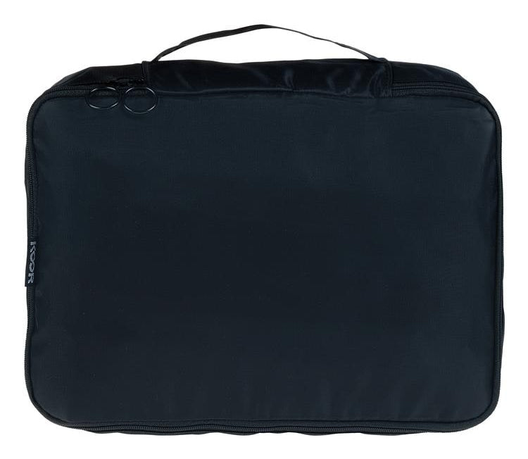KOOR Packhilfen-Set Reesa Small – Reissverschluss – 28 × 12 × 20 cm – Schwarz, Polyester – 2 Stk.