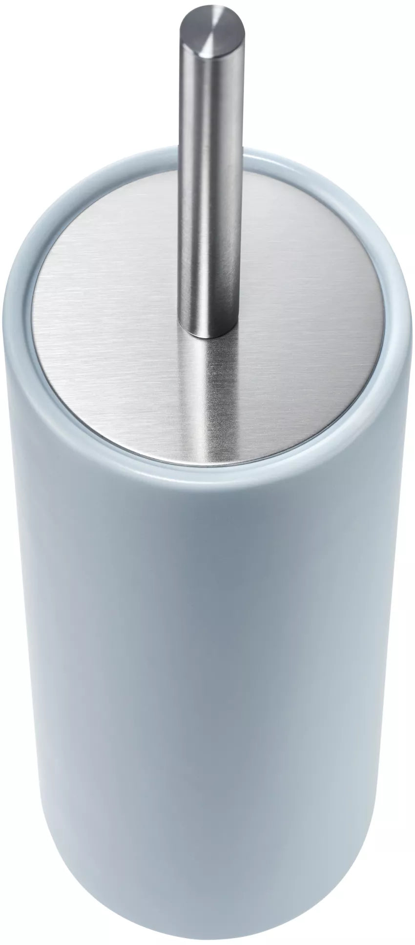 Diaqua WC-Bürstenset – Keramik, Edelstahl, Blau, mit Deckel, H 39 cm, Ø 10,5 cm