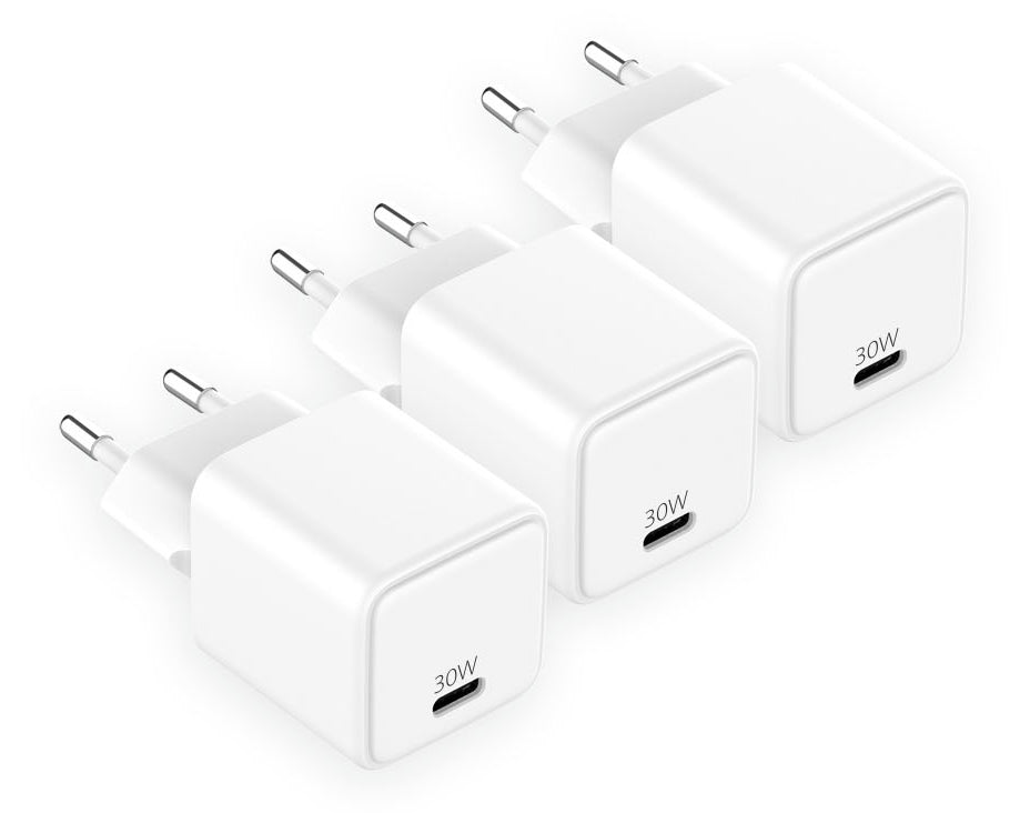 LMP Ladegerät – 30 W, 1× USB-A, PD, QC 3.0, GaN – für iPad, iPhone