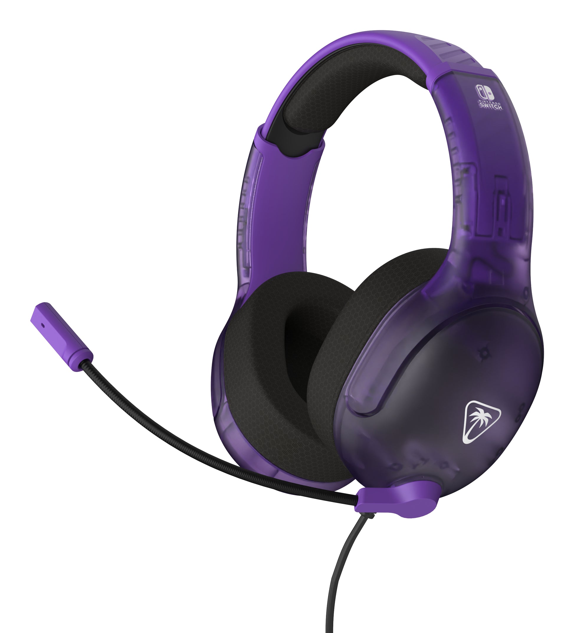 Turtle Beach Airlite Fit Gaming-Headset – Over-Ear, Stereo, Kabelgebunden, 3,5 mm Klinke, für Switch, Schwarz/Violett