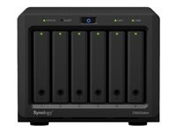 Synology DS620slim – 6-Bay Desktop NAS – Intel Celeron J3355, 2 GB RAM, 1GbE, DSM