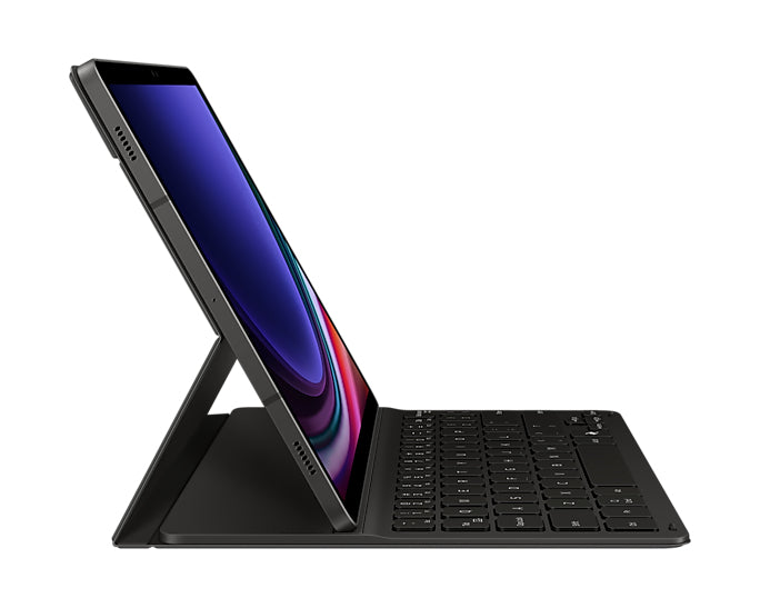 Samsung Cover Slim Keyboard – Tastatur, kabellos (Bluetooth), CH-Layout (DE-CH), schwarz – für Galaxy Tab S9