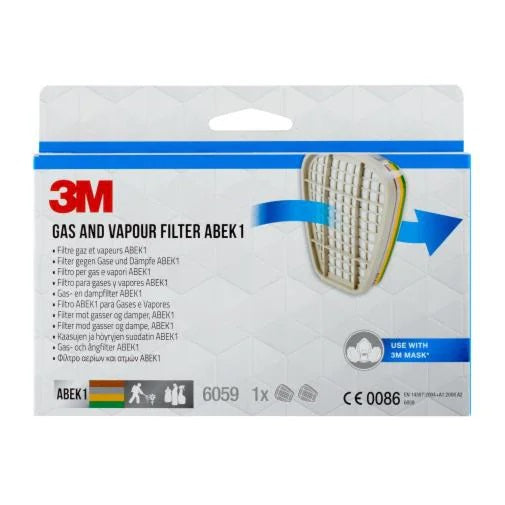 3M Ersatzfilter ABEK1 6059 – 2 Stk. – für 3M Serien 6000, 6500 und 7000