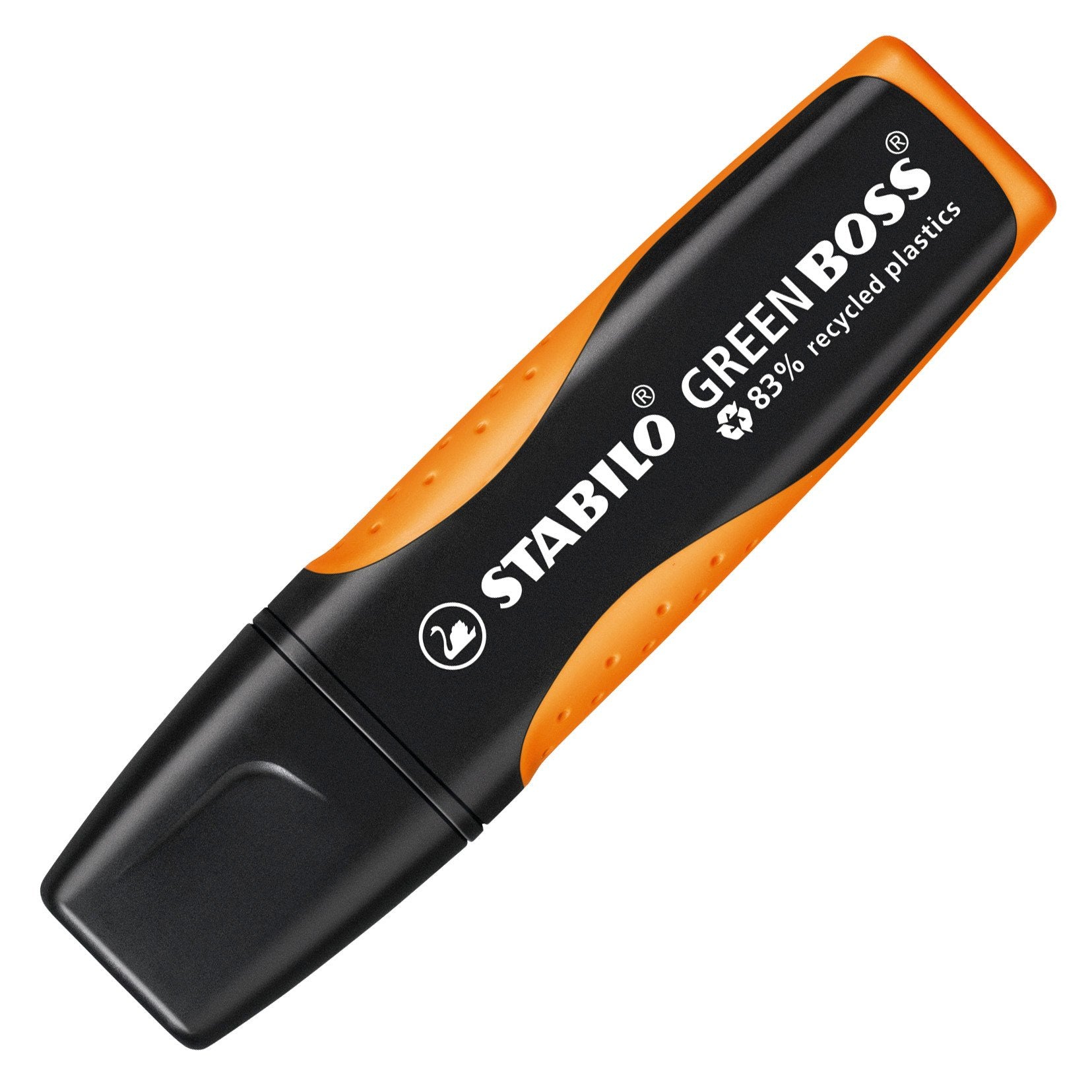 STABILO BOSS GREEN Textmarker Orange – Keilspitze, 2–5 mm, nachfüllbar