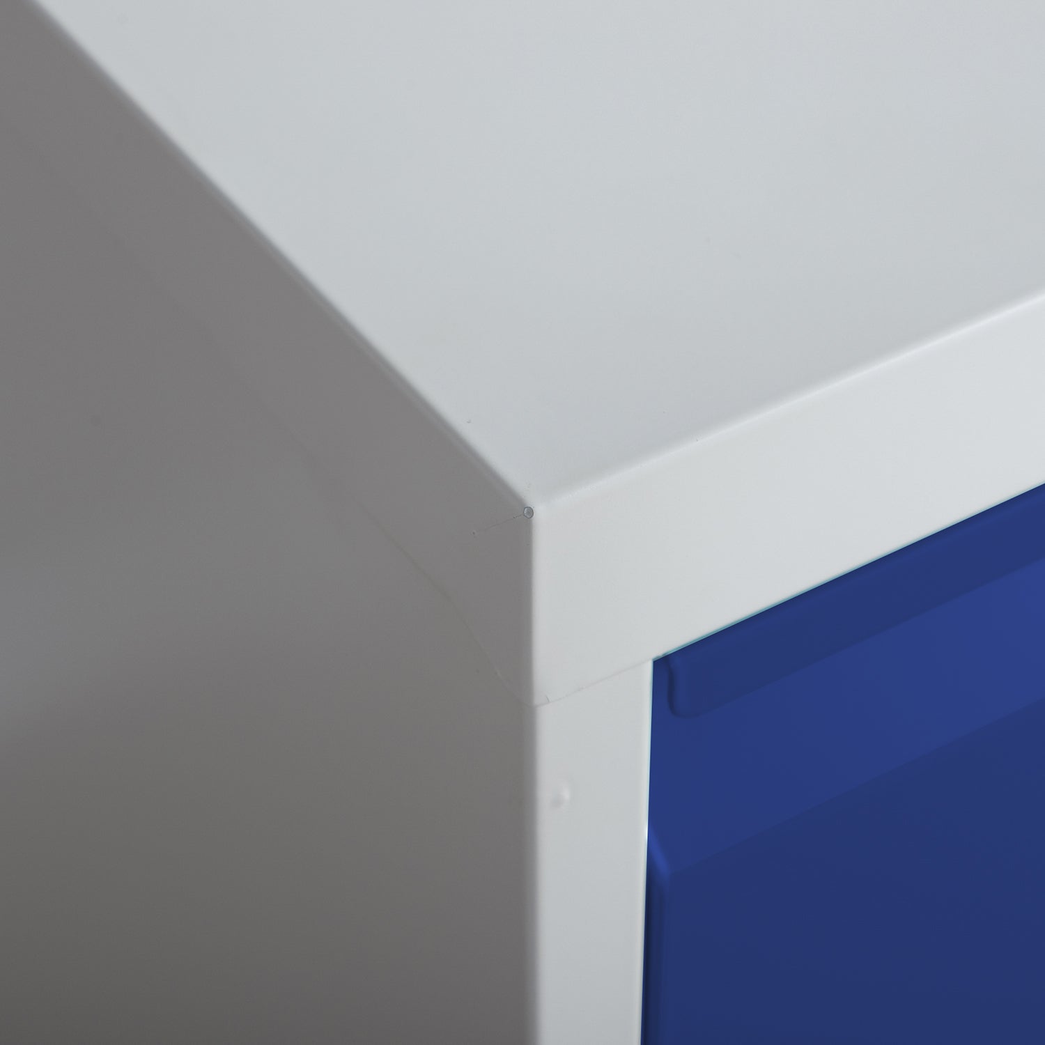 Phoenix Safe Co. Phoenix FC1004GBK – Aktenschrank, 4 Schubladen, abschliessbar, Stahl, 450 × 620 × 1330 mm, Grau/Blau