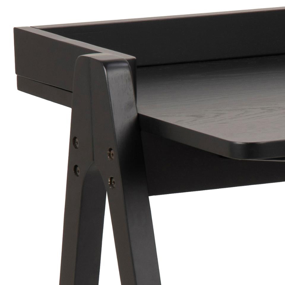 Actona Tischplatte – 126 × 51 cm – schwarz