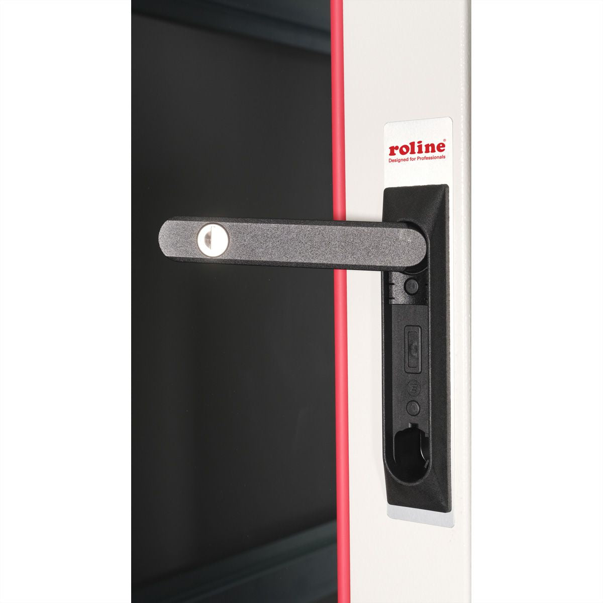ROLINE Pro 47 HE – 19" Netzwerkschrank 47U, IP20, abschliessbar, 600 × 1000 × 2276 mm, lichtgrau, Stahl