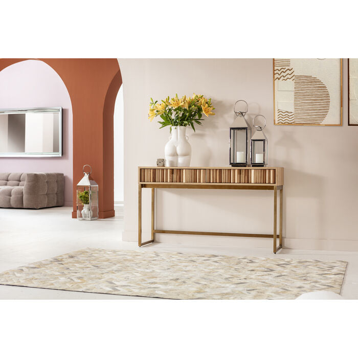 KARE Design Giardino Laternen-Set – Glas & Edelstahl, mehrfarbig – 24 × 71 × 23 cm – 4-teilig