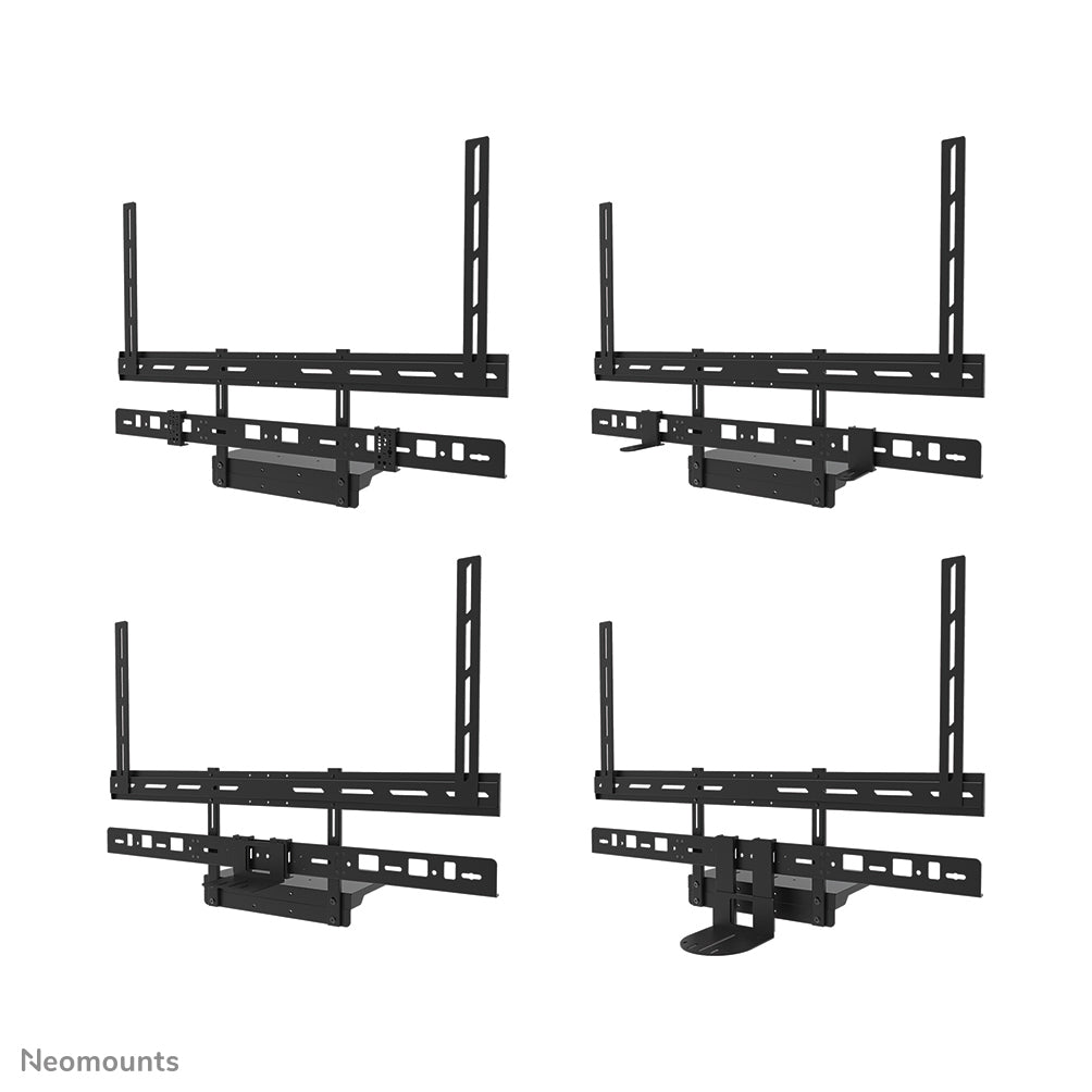 Neomounts AV60-500BL – Wandhalterung, für 43–110", VESA 200×200–800×600, bis 8 kg, schwarz