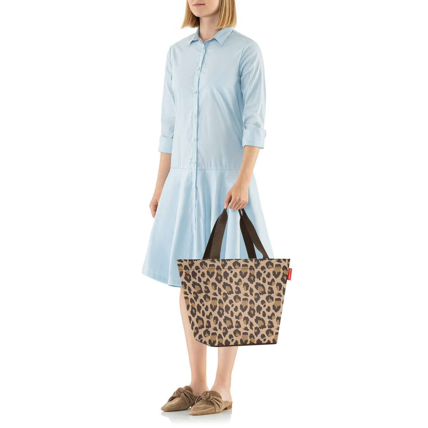 Reisenthel Stofftasche Polyester, Motiv Leo Macchiato, 510×305×260 mm