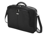 DICOTA Notebook-Tasche bis 15,6" – Abnehmbarer Schultergurt, Aus recyceltem PET – Schwarz