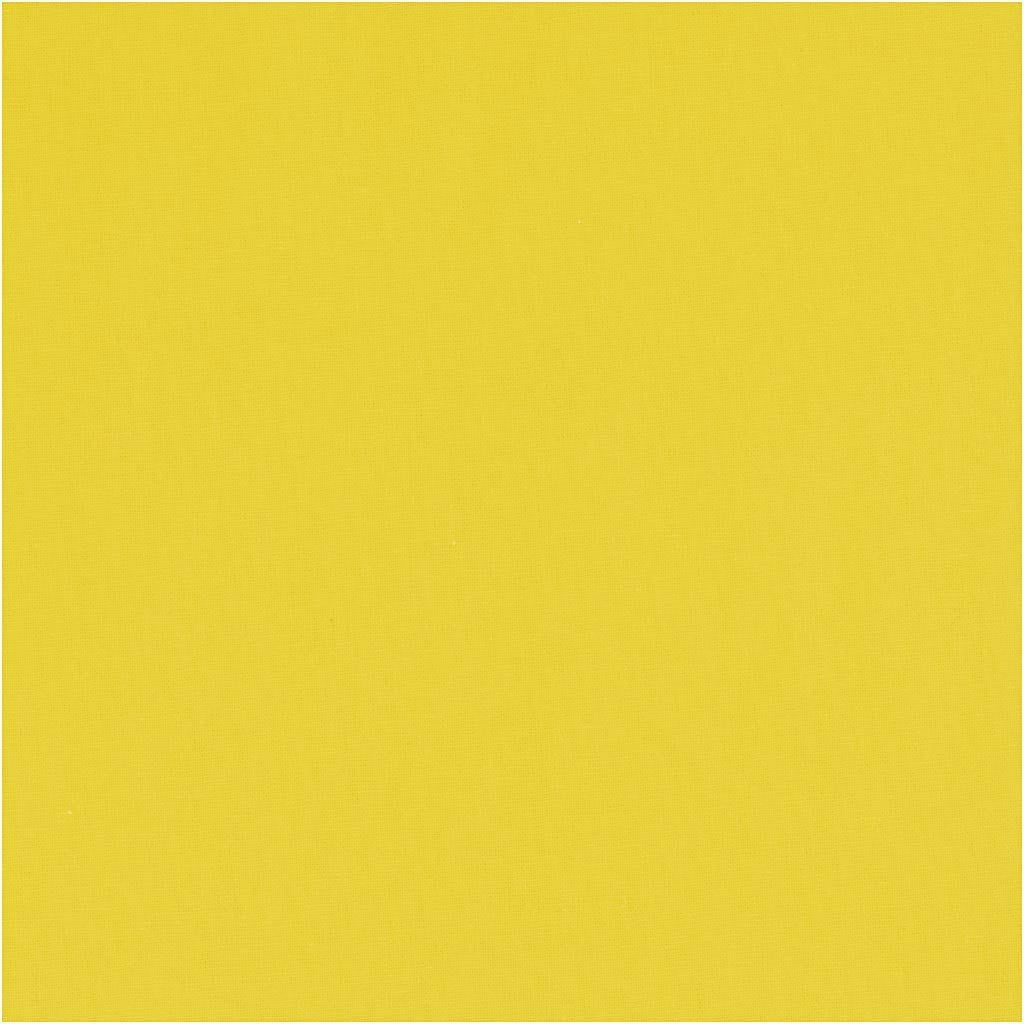 Creativ Company Dekostoff, Baumwolle, Gelb, 145 × 200 cm, 1 Stk., STANDARD 100 by OEKO-TEX, 440811