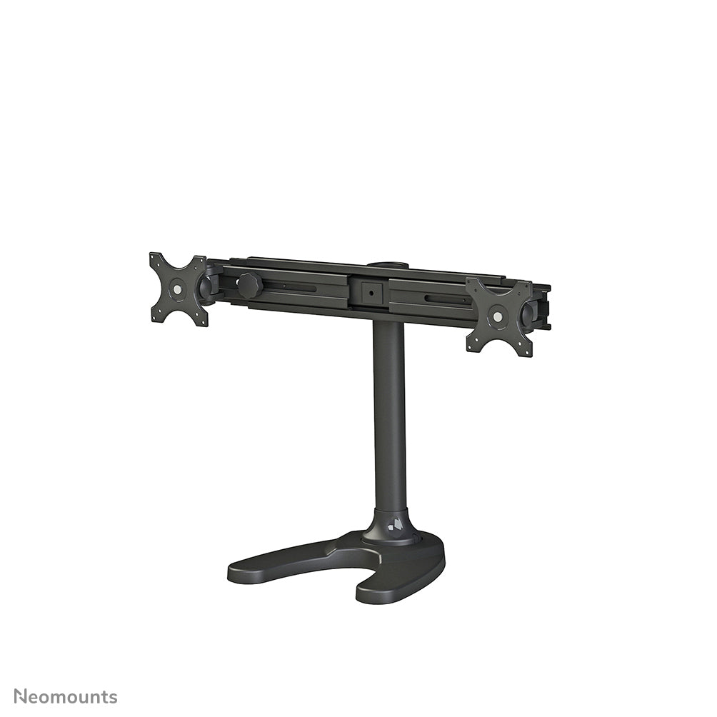 Neomounts FPMA D700DD – Tischhalterung, Dual, Tischdurchführung, bis 27", VESA 75 × 75 mm, 24 kg