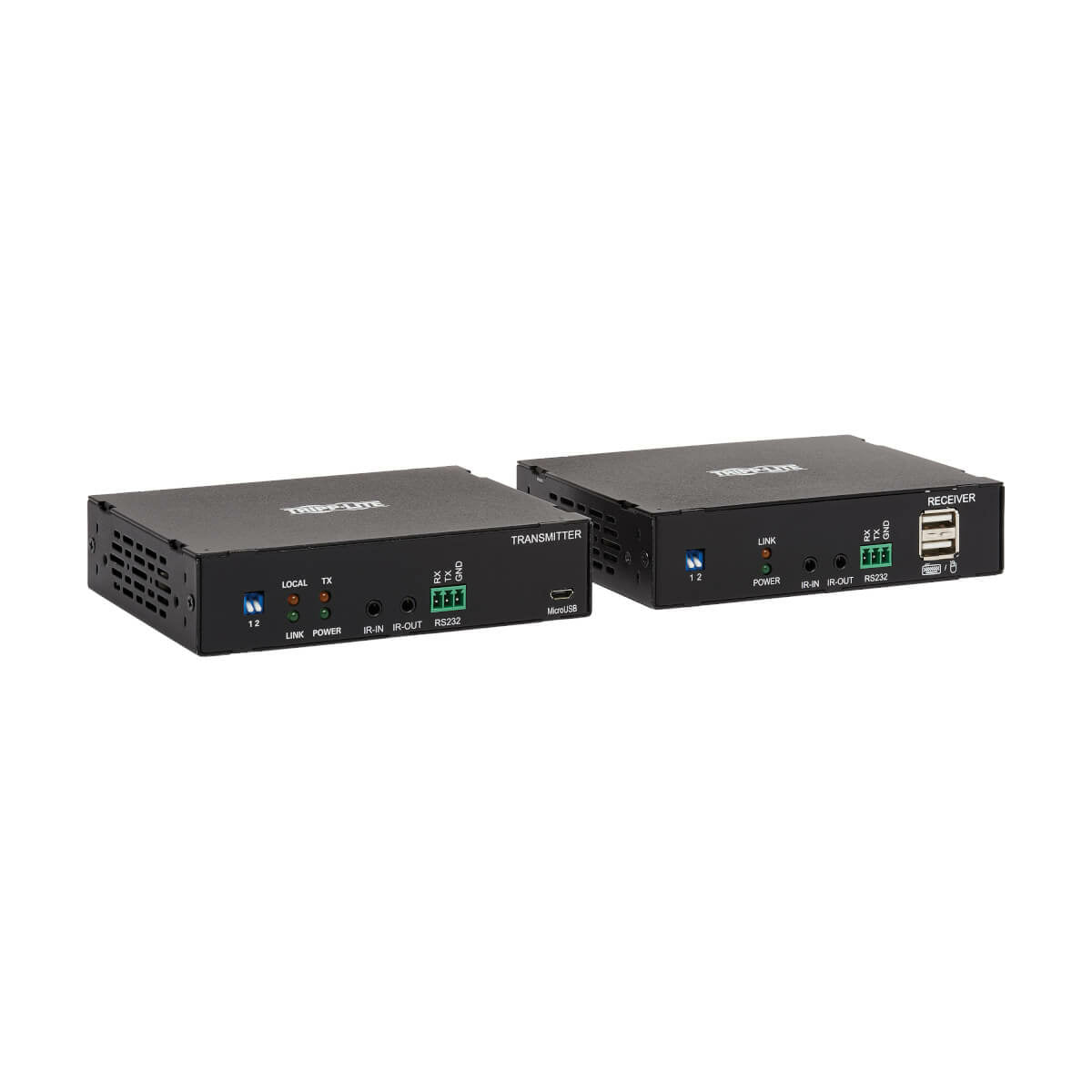 Tripp Lite B127F-1A1-MM-HH – HDMI Extender-Set, über Glasfaser, 4K@60 Hz, 300,2 m, RS-232/IR, HDCP 2.2