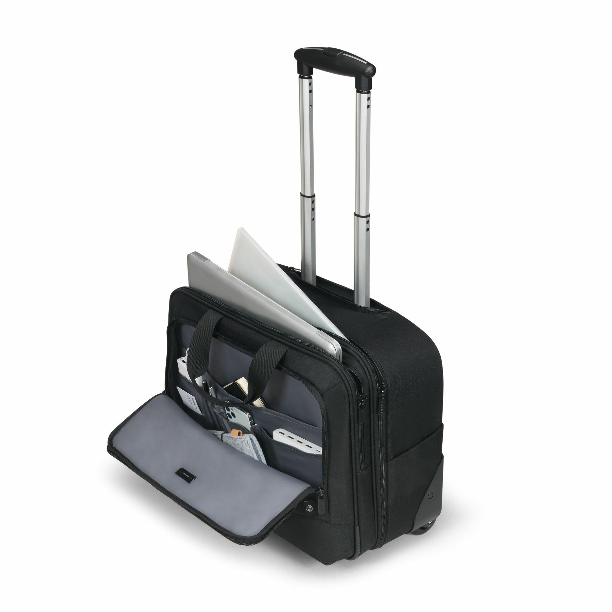 DICOTA Notebook-Tasche für Notebooks bis 17,3" – wasserabweisend, aus recyceltem PET – Schwarz
