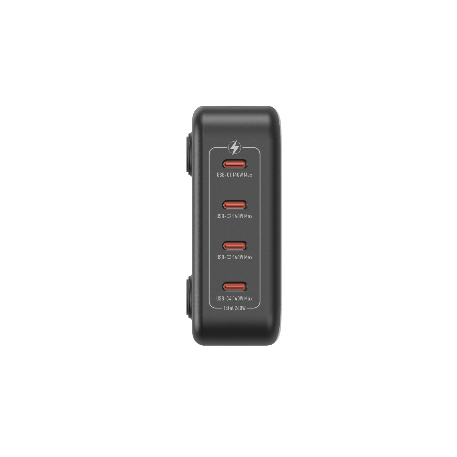 SmallRig 4752 USB-Desktop-Ladegerät 240 W – USB-C×4 – PD 3.1, EU-Stecker (Typ C) – Grau