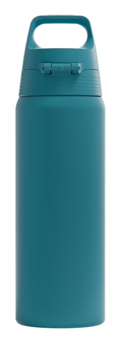 SIGG Trinkflasche 750 ml – Edelstahl, Weithals, Klappdeckel, Blau