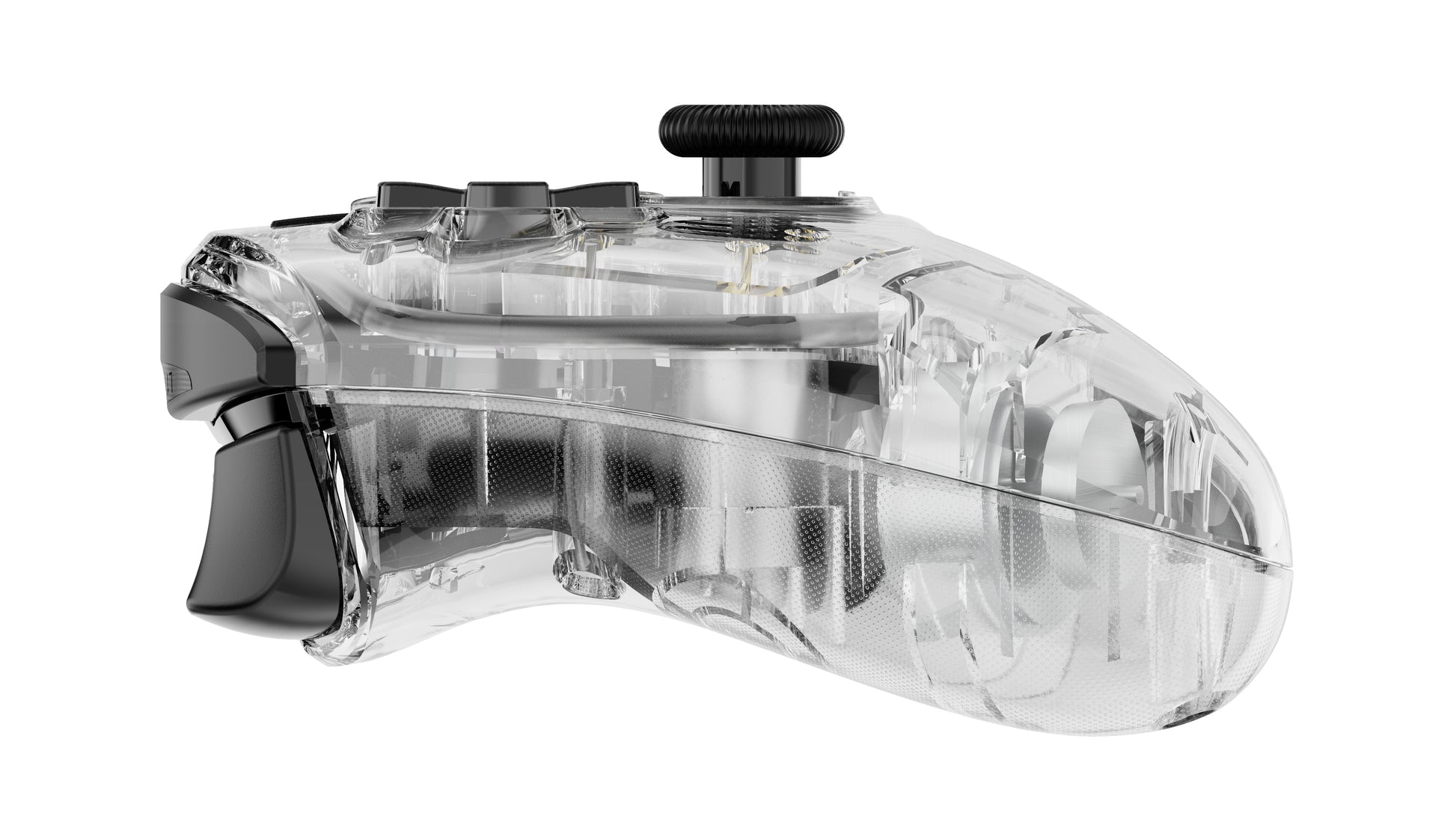 Deltaco Gaming Controller GAM-169-T – für Nintendo Switch, PC, PlayStation 4, Bluetooth, USB-C, transparent