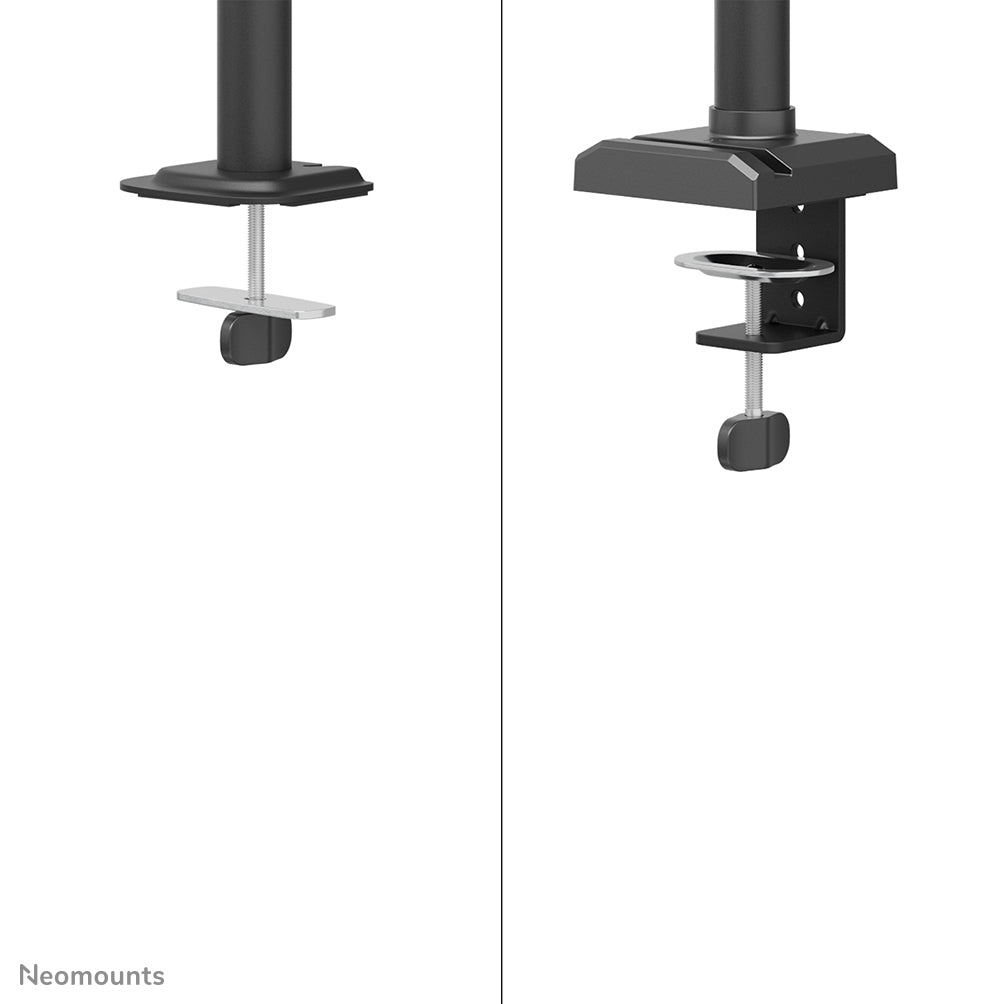 Neomounts NERO – Monitorarm Tischhalterung – Klemme/Durchführung – 2 Monitore – 10–32" – bis 9 kg/Monitor
