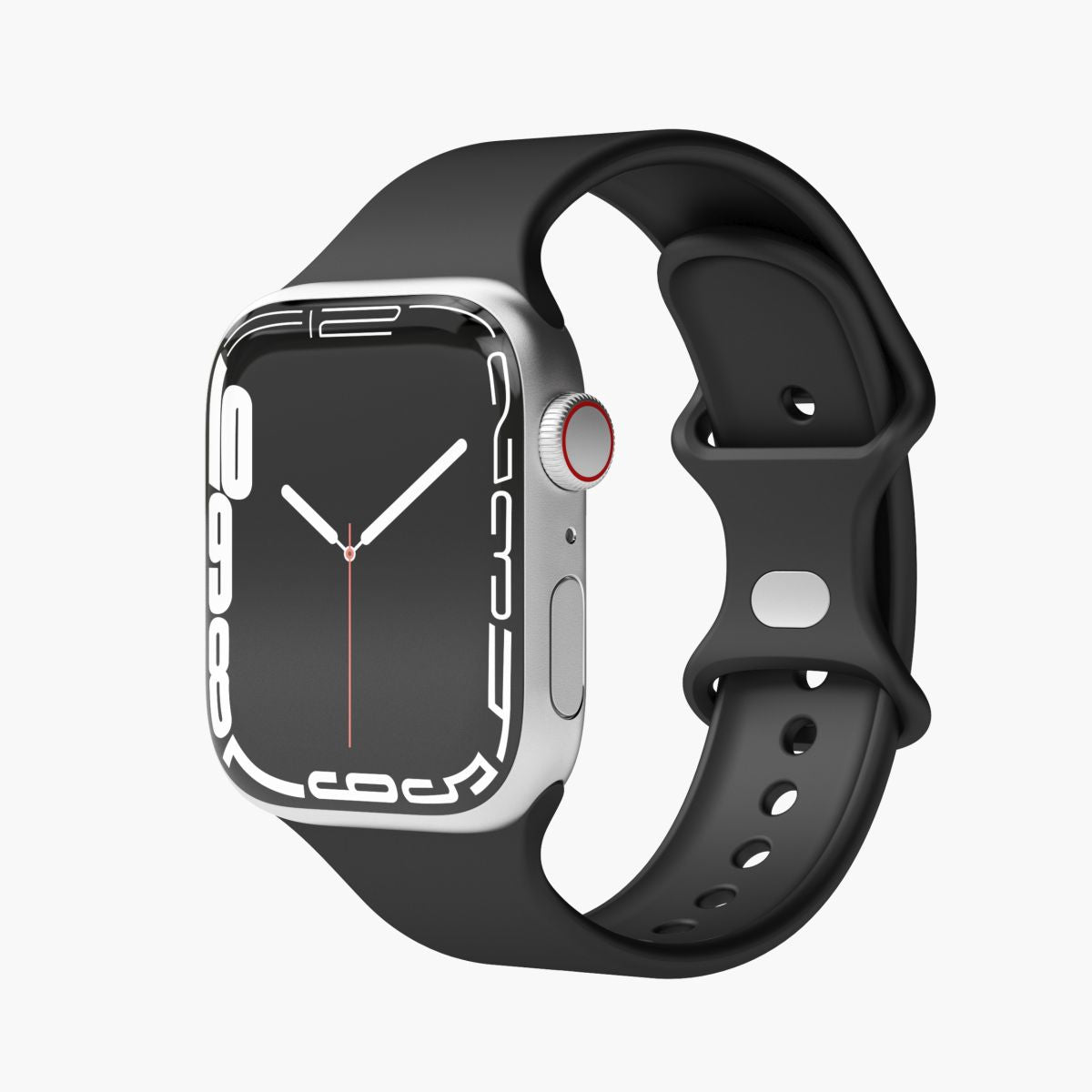 Vonmählen Silicon Loop 2 – Armband – für Apple Watch (diverse Grössen), Schwarz, Elastomer (TPR)