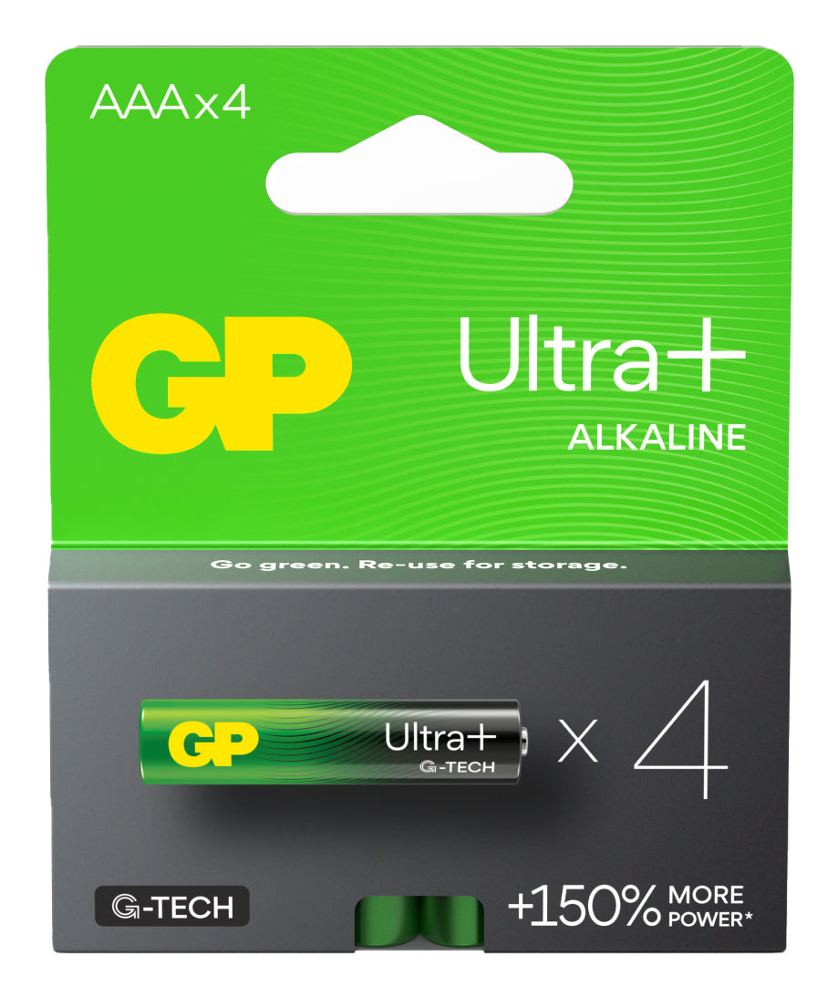 GP Batteries AAA Batterien, Alkaline, 1,5 V – 4 Stk.