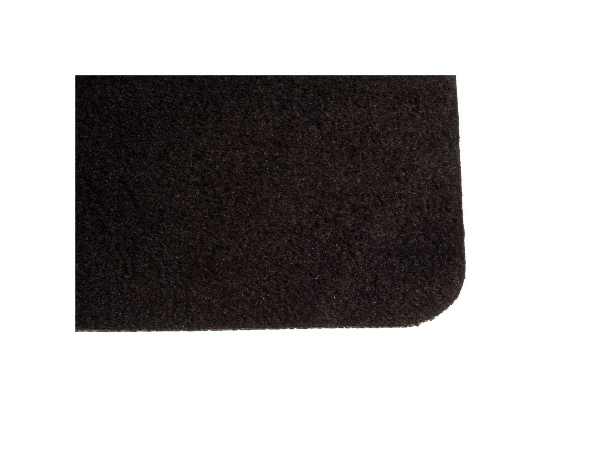 ROLINE Gaming-Mauspad – 280 × 160 mm, Textil/Kautschuk, Schwarz