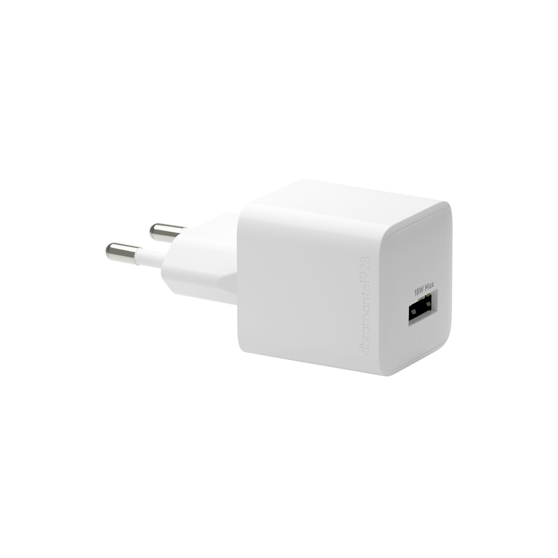 dbramante1928 re-chargePro USB-Ladegerät 18 W – USB-A×1 – PD, EU-Stecker (Typ C), weiss