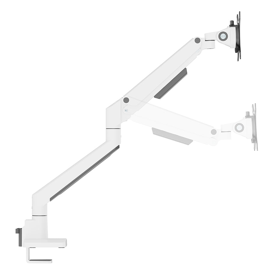 Neomounts NEXT DS70-250WH1 – Monitorarm, Klemme/Durchführung, bis 35", VESA 75 × 75/100 × 100 mm, 9 kg
