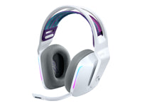 Logitech G G733 Gaming-Headset – Over-Ear, Stereo, Kabellos, mit USB-A-Dongle, Weiss